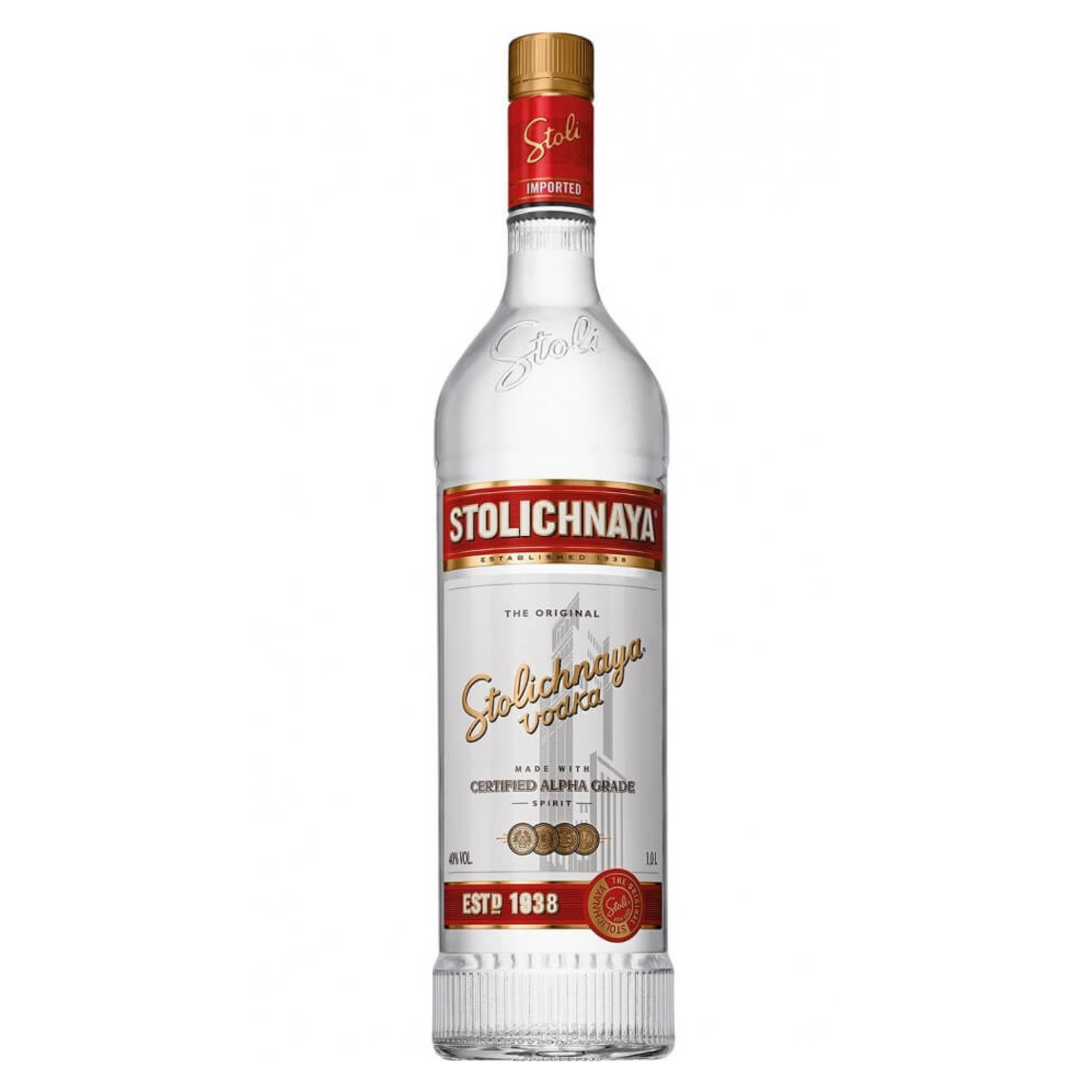 Stolichnaya Vodka Original – Bottiglia Vetro 700 ml