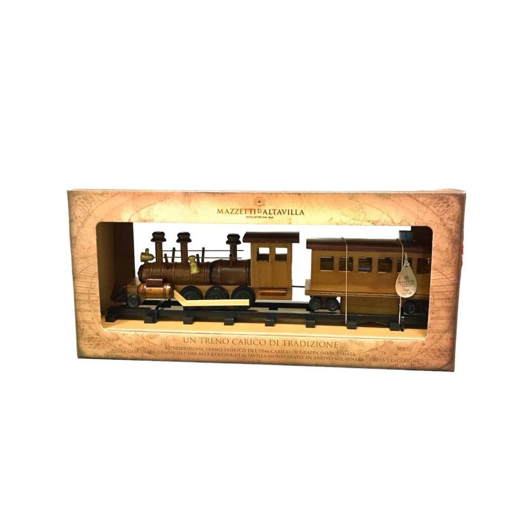 Treno Con Vagone E Binari E Grappa Invecchiata 40º 0.20 Cl