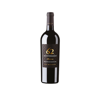 Cantine San Marzano Anniversario 62 Primitivo Di Manduria Dop Rosso 14%