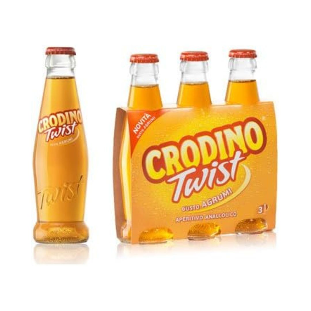 Crodino Twist Giallo Analcolico Vap 17,5 cl x 3