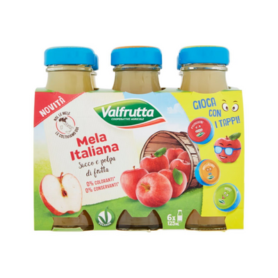 Valfrutta Succo di Mela Vap 12,5 cl x 6