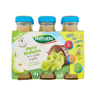 Valfrutta Succo di Pera Vap 12,5 cl x 6