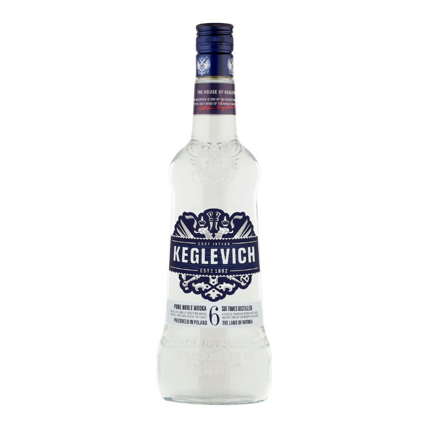 Keglevich Vodka Dry – 0,70 L, Grano integrale & Tritical