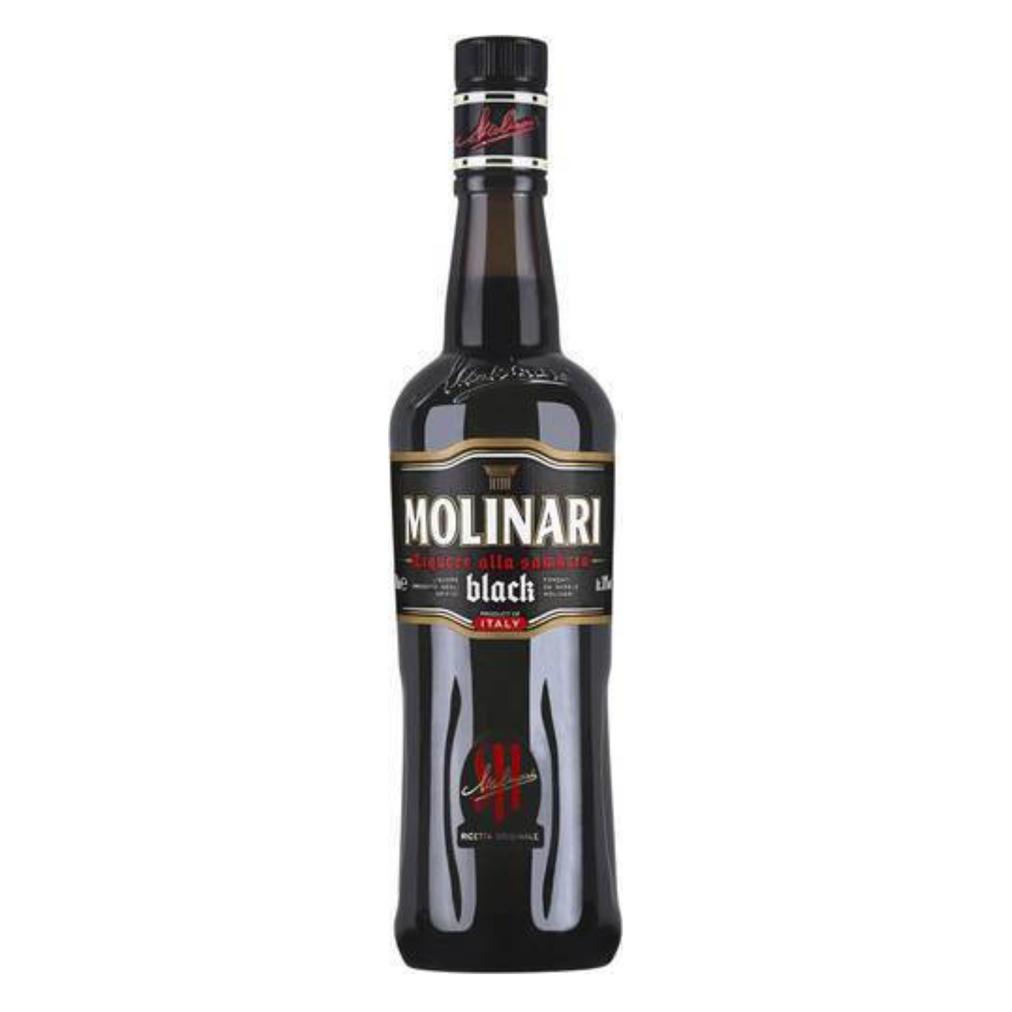 Sambuca Molinari Black (Vetro 0,70 l) – Liquore aromatico
