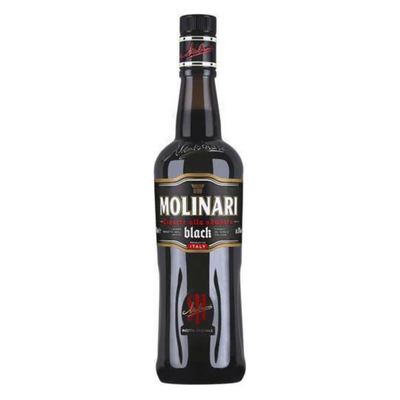 Sambuca Molinari Black (Vetro 0,70 l) – Liquore aromatico